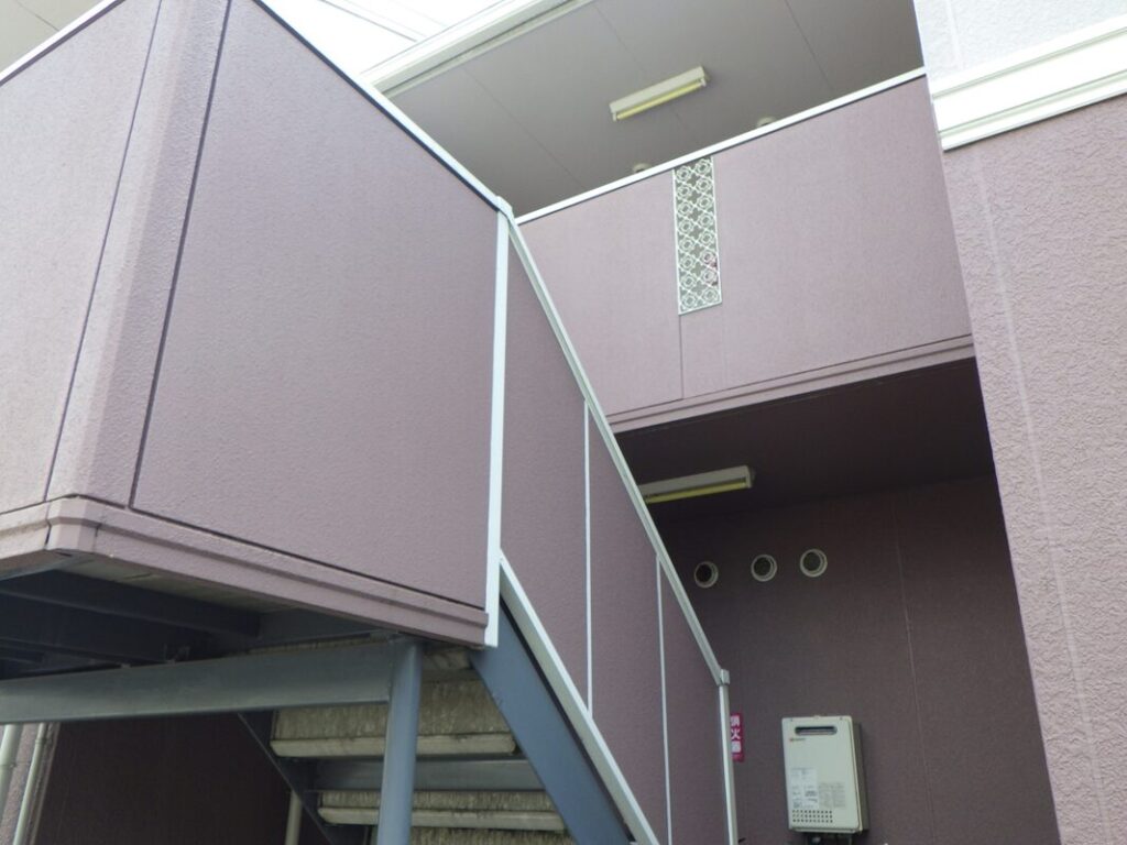 塗装後16年経過した外壁の状態:南側