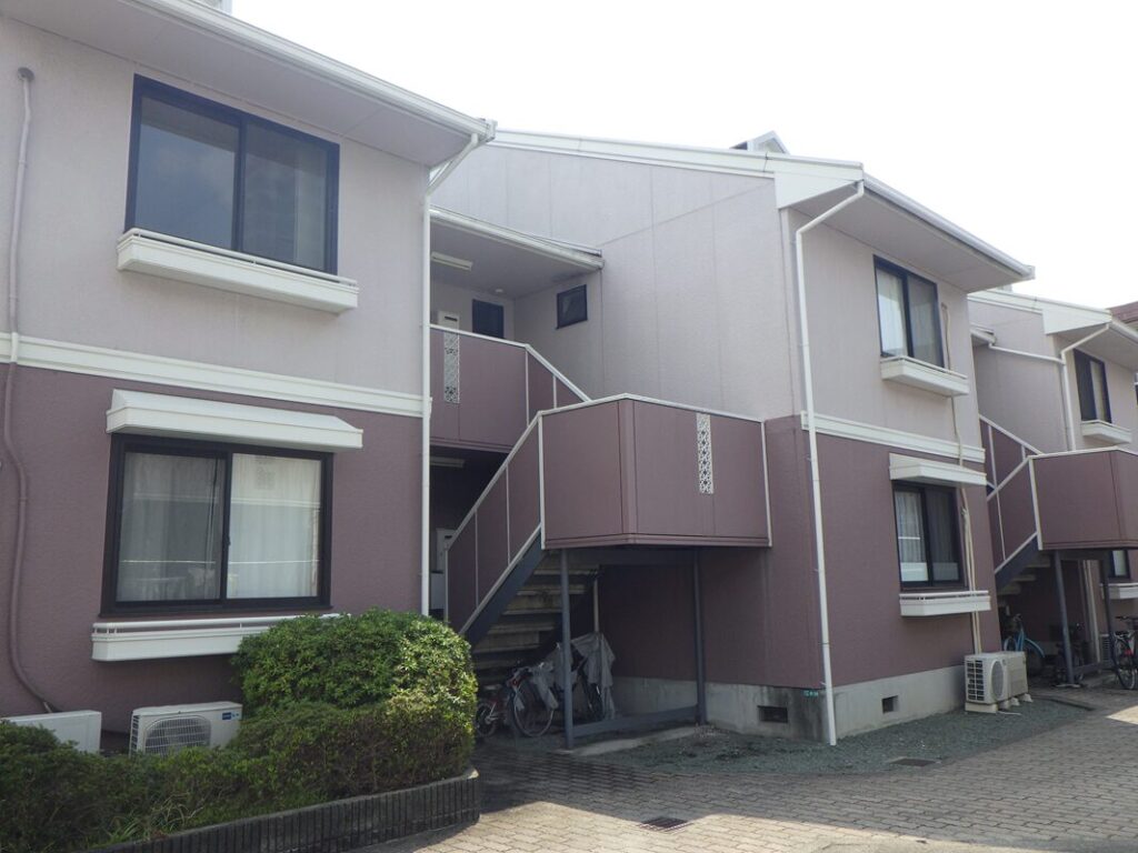 塗装後16年経過した外壁の状態：北面