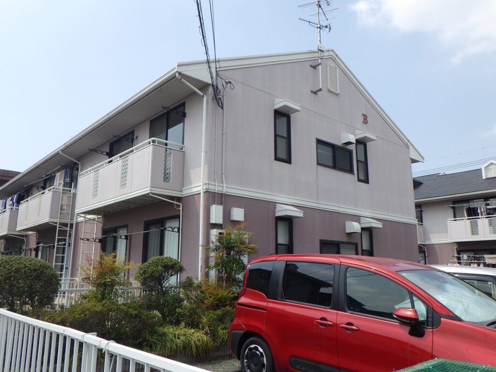 塗装後16年経過した外壁の状態:東側