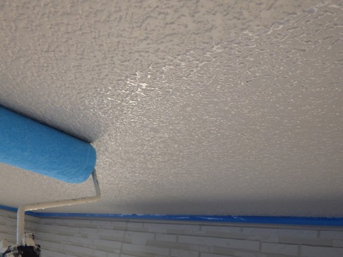 軒天：シーラー塗装