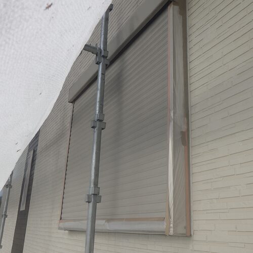 シャッター塗装：今治市伯方町