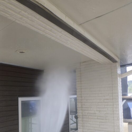 伯方島タマホーム住宅：高圧洗浄