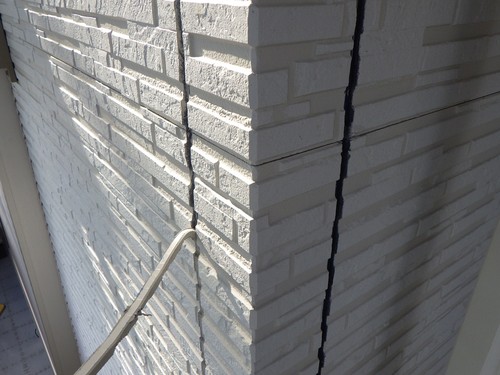 目地コーキング撤去