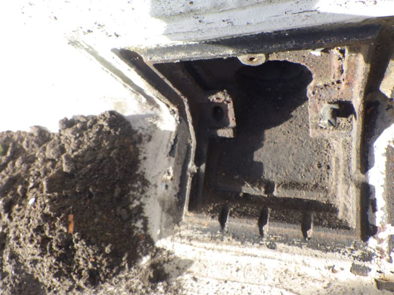 排水ドレン内の清掃後の状態