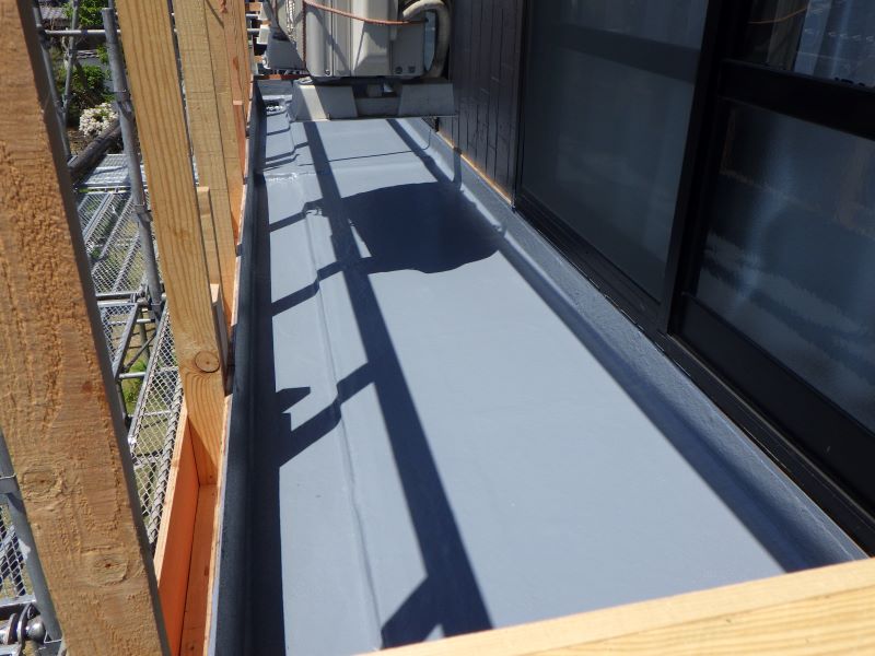 松山市：FRP防水完成