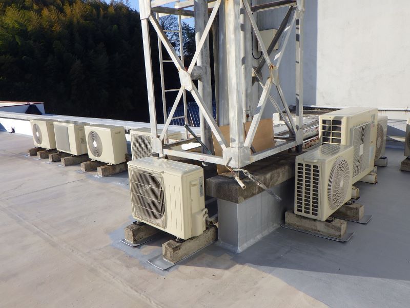 室外機塗装後の画像